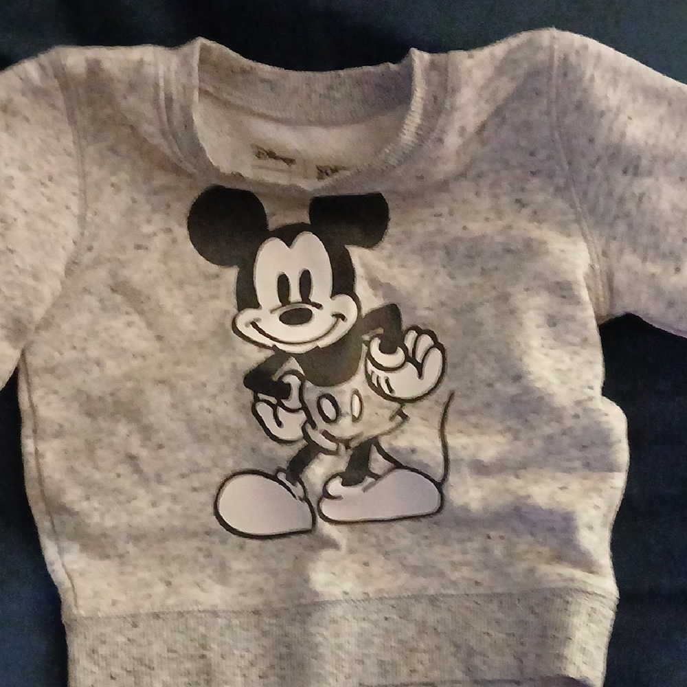 Disney Mickey Mouse Gray Sweatshirt